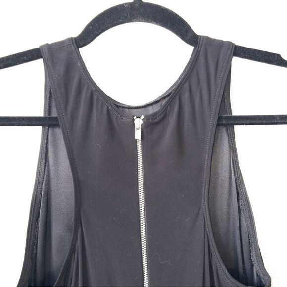 Maje Black Alissa Contrasting‎ Waistline A-Line Dress Size 1 - Picture 6 of 7